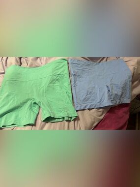 Mint Green & Light Blue under Shorts - Smooth Stretch